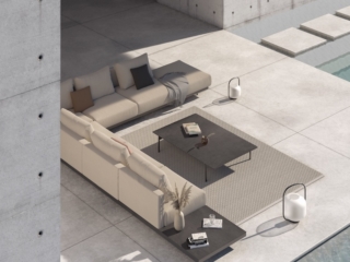 Exklusive Ecklounge gepolstert outdoortauglich Todus Dongo Sabine Unter Gartenm&ouml;bel